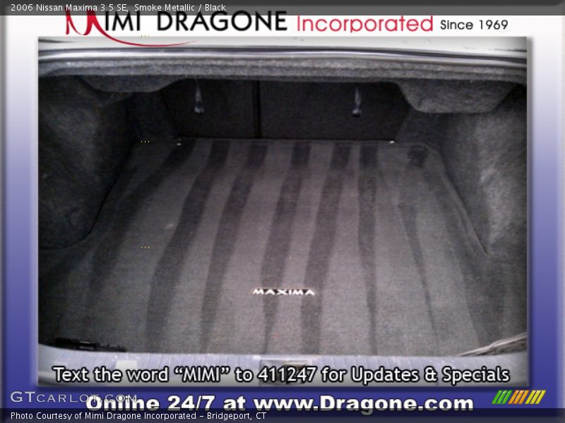 Smoke Metallic / Black 2006 Nissan Maxima 3.5 SE