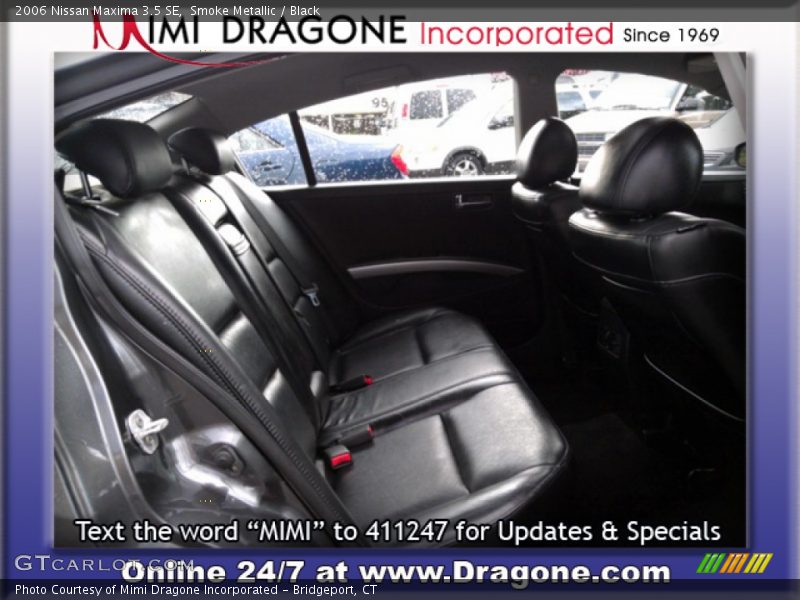 Smoke Metallic / Black 2006 Nissan Maxima 3.5 SE