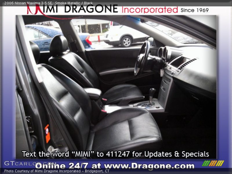 Smoke Metallic / Black 2006 Nissan Maxima 3.5 SE