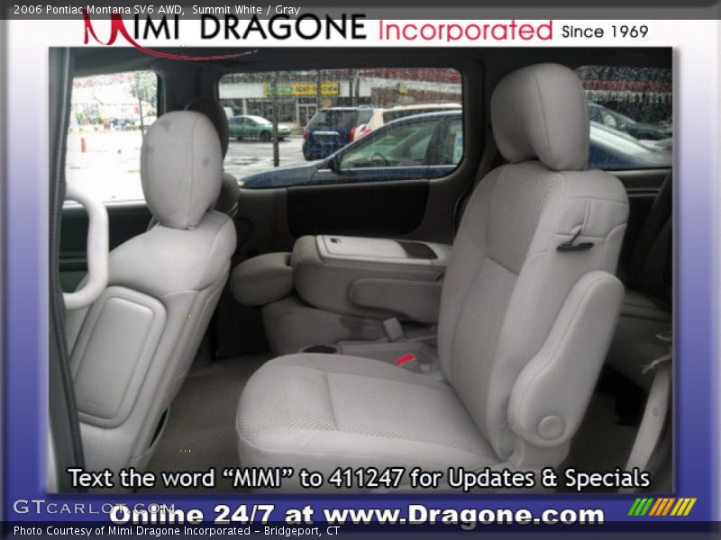 Summit White / Gray 2006 Pontiac Montana SV6 AWD