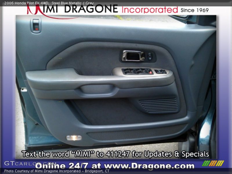 Steel Blue Metallic / Gray 2006 Honda Pilot EX 4WD