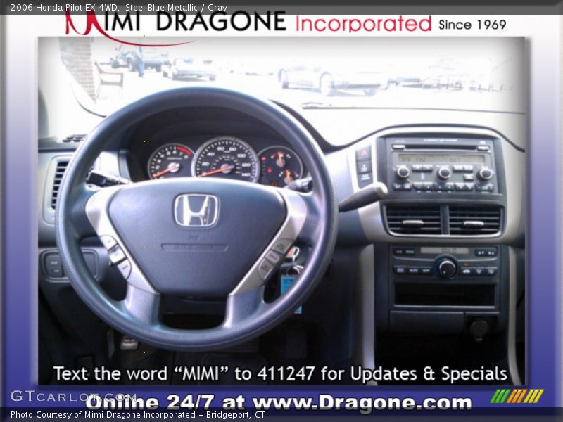 Steel Blue Metallic / Gray 2006 Honda Pilot EX 4WD