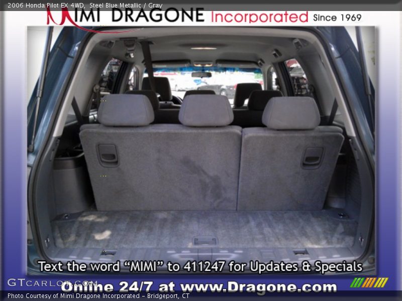 Steel Blue Metallic / Gray 2006 Honda Pilot EX 4WD