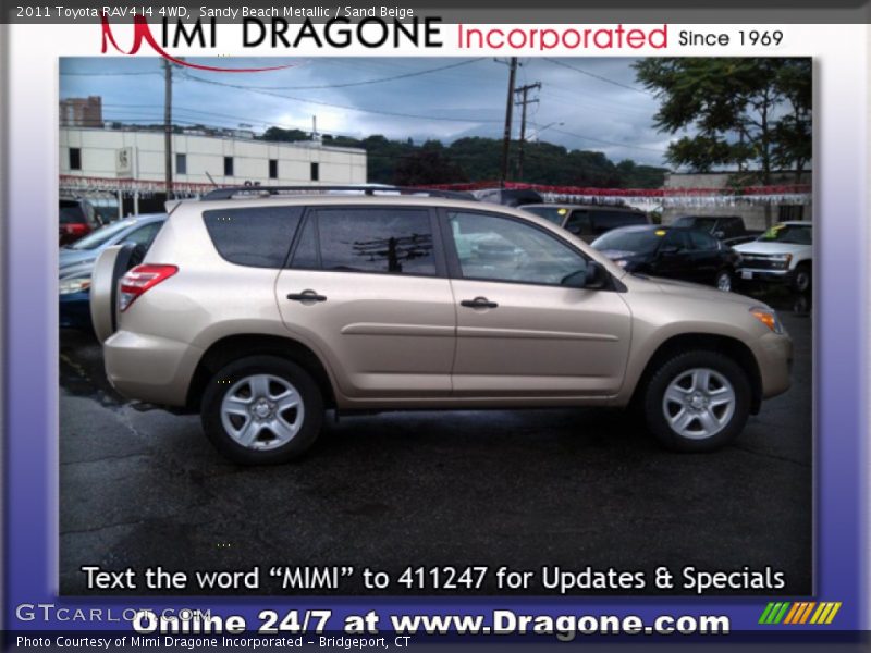 Sandy Beach Metallic / Sand Beige 2011 Toyota RAV4 I4 4WD