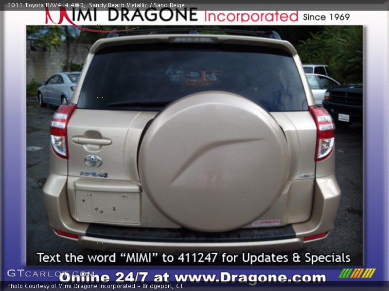 Sandy Beach Metallic / Sand Beige 2011 Toyota RAV4 I4 4WD