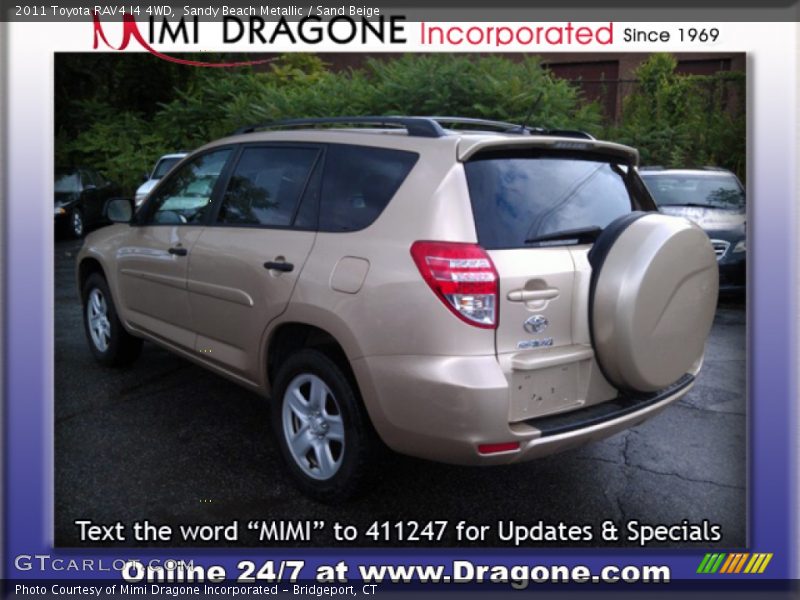 Sandy Beach Metallic / Sand Beige 2011 Toyota RAV4 I4 4WD