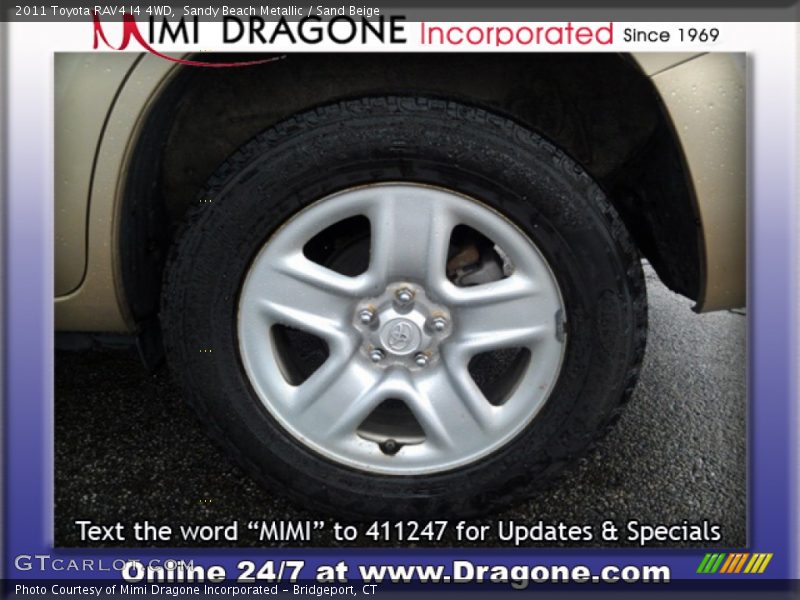 Sandy Beach Metallic / Sand Beige 2011 Toyota RAV4 I4 4WD