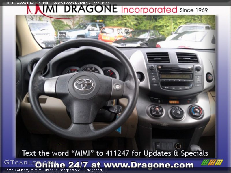 Sandy Beach Metallic / Sand Beige 2011 Toyota RAV4 I4 4WD