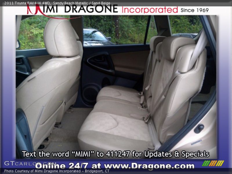 Sandy Beach Metallic / Sand Beige 2011 Toyota RAV4 I4 4WD