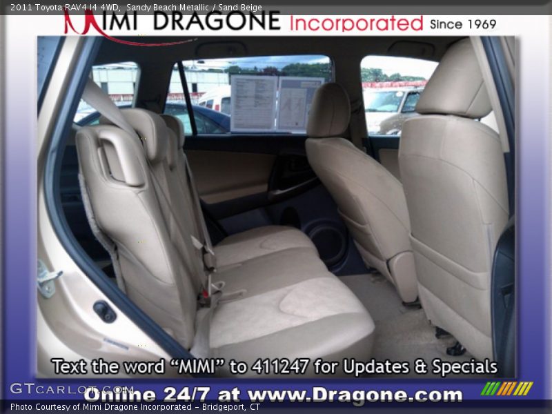 Sandy Beach Metallic / Sand Beige 2011 Toyota RAV4 I4 4WD