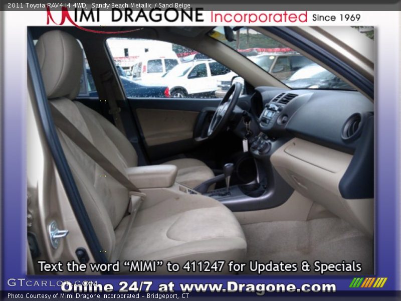 Sandy Beach Metallic / Sand Beige 2011 Toyota RAV4 I4 4WD