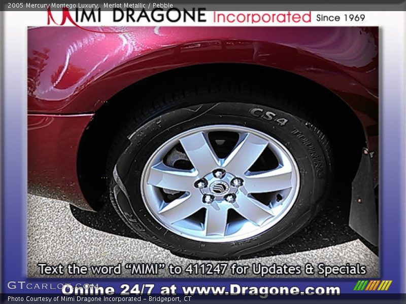 Merlot Metallic / Pebble 2005 Mercury Montego Luxury