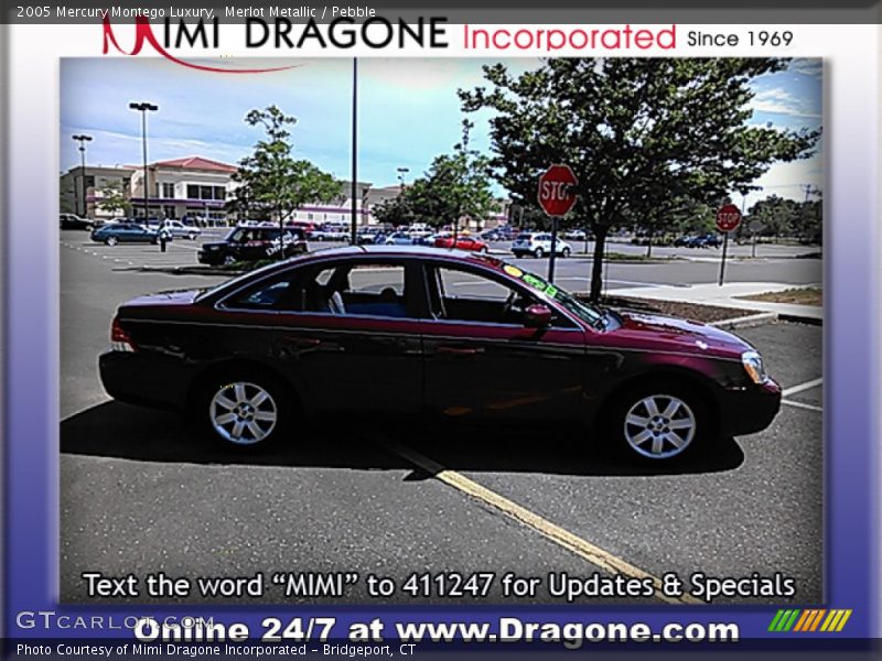 Merlot Metallic / Pebble 2005 Mercury Montego Luxury