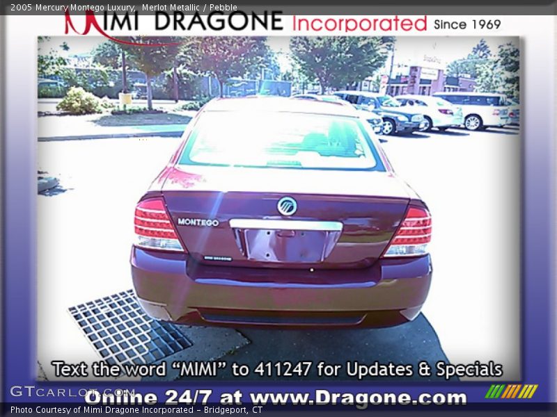 Merlot Metallic / Pebble 2005 Mercury Montego Luxury