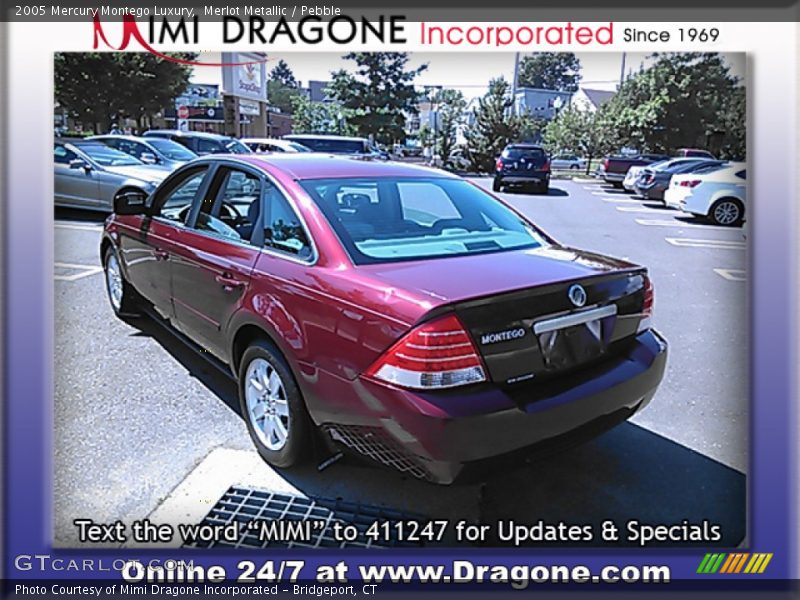 Merlot Metallic / Pebble 2005 Mercury Montego Luxury