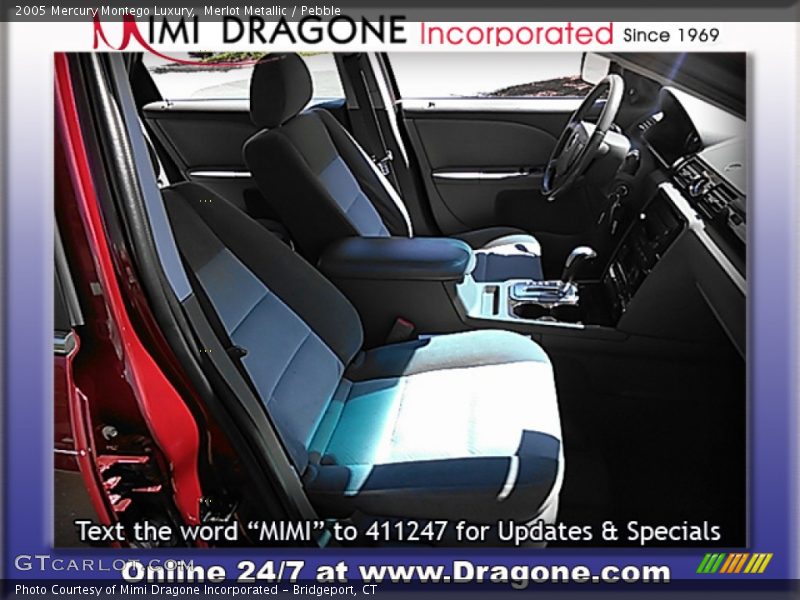 Merlot Metallic / Pebble 2005 Mercury Montego Luxury