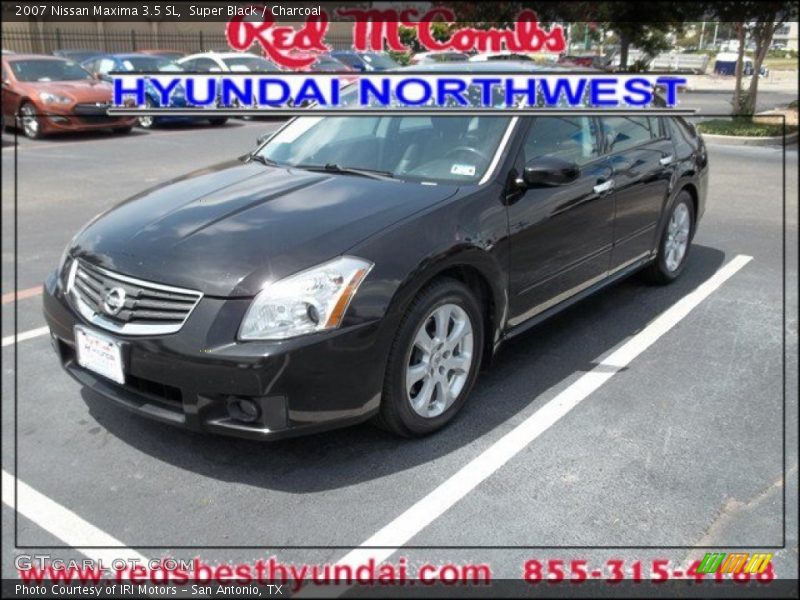 Super Black / Charcoal 2007 Nissan Maxima 3.5 SL