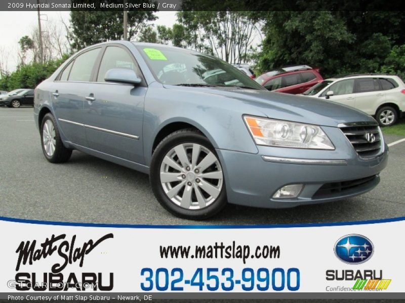 Medium Silver Blue / Gray 2009 Hyundai Sonata Limited