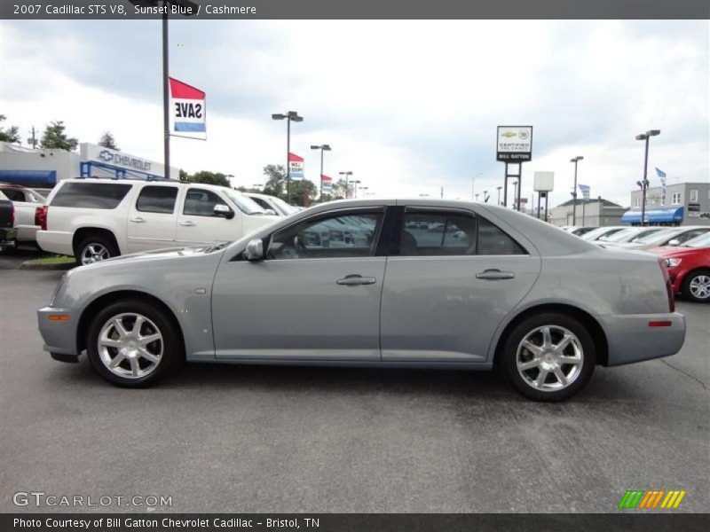 Sunset Blue / Cashmere 2007 Cadillac STS V8