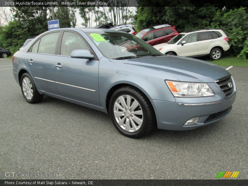 Medium Silver Blue / Gray 2009 Hyundai Sonata Limited