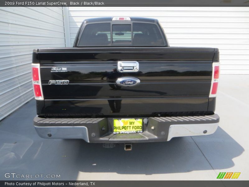 Black / Black/Black 2009 Ford F150 Lariat SuperCrew