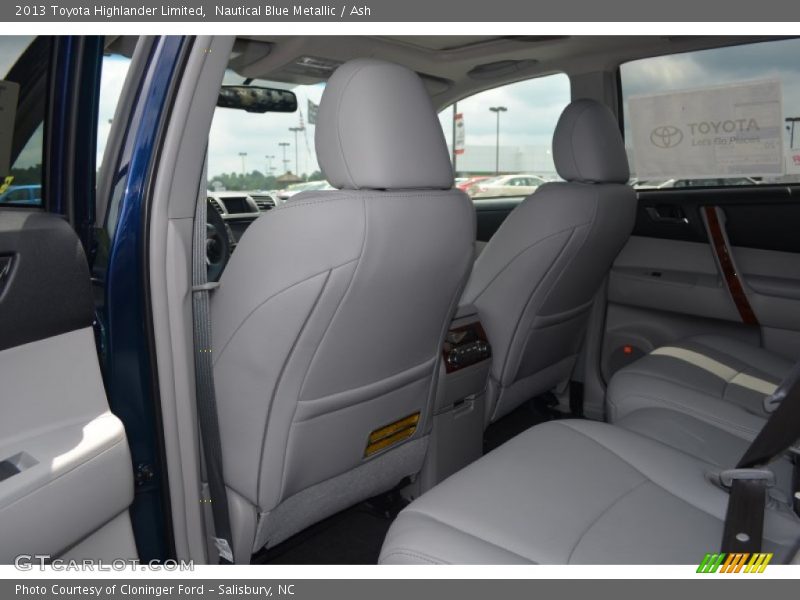 Nautical Blue Metallic / Ash 2013 Toyota Highlander Limited