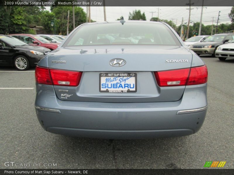 Medium Silver Blue / Gray 2009 Hyundai Sonata Limited