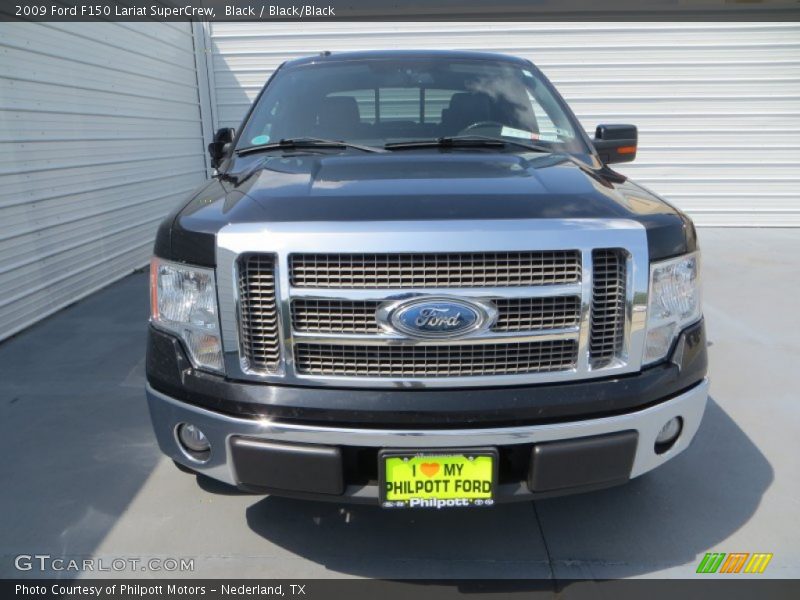 Black / Black/Black 2009 Ford F150 Lariat SuperCrew