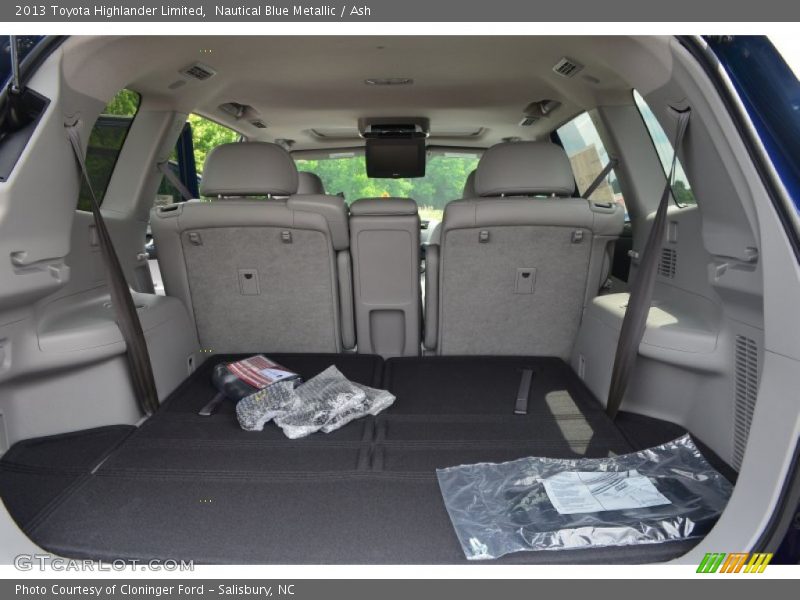 Nautical Blue Metallic / Ash 2013 Toyota Highlander Limited