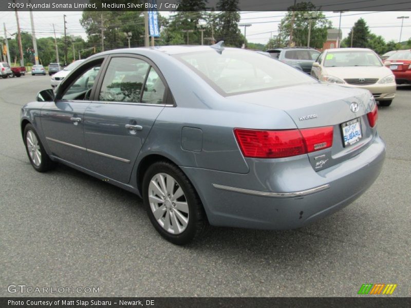 Medium Silver Blue / Gray 2009 Hyundai Sonata Limited