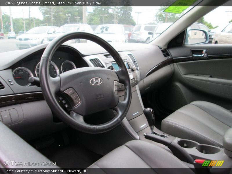 Medium Silver Blue / Gray 2009 Hyundai Sonata Limited