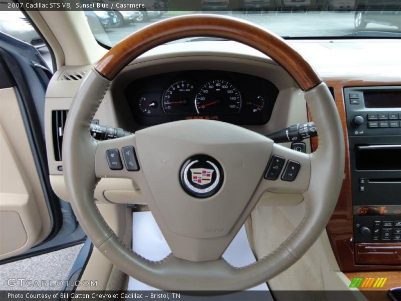 Sunset Blue / Cashmere 2007 Cadillac STS V8