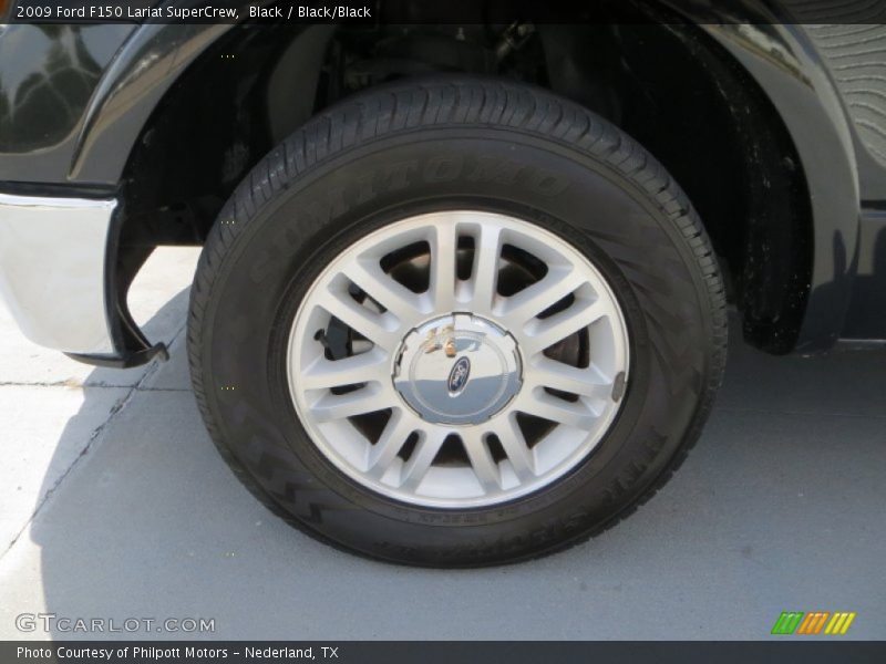 Black / Black/Black 2009 Ford F150 Lariat SuperCrew