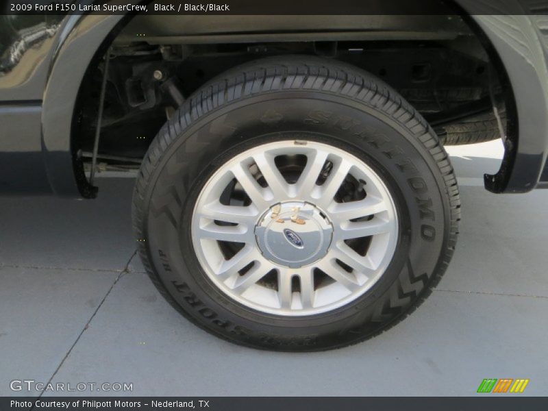 Black / Black/Black 2009 Ford F150 Lariat SuperCrew
