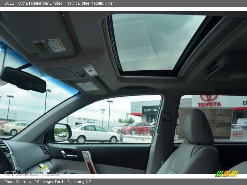 Nautical Blue Metallic / Ash 2013 Toyota Highlander Limited