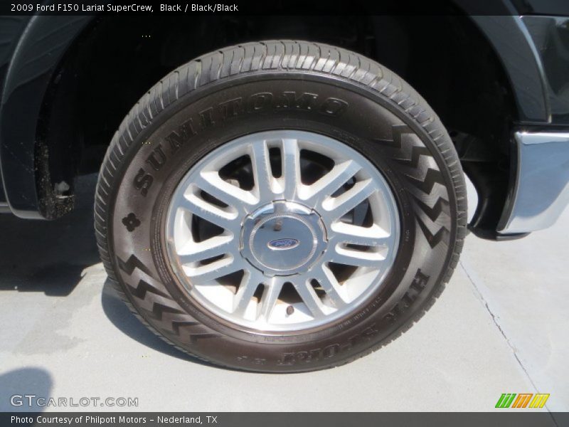 Black / Black/Black 2009 Ford F150 Lariat SuperCrew