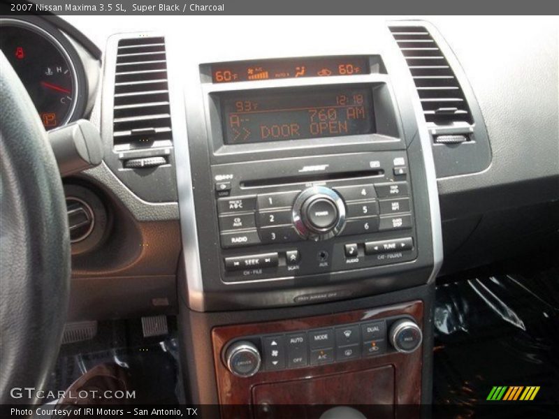 Super Black / Charcoal 2007 Nissan Maxima 3.5 SL