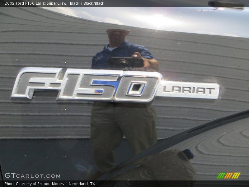 Black / Black/Black 2009 Ford F150 Lariat SuperCrew