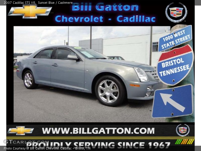 Sunset Blue / Cashmere 2007 Cadillac STS V8