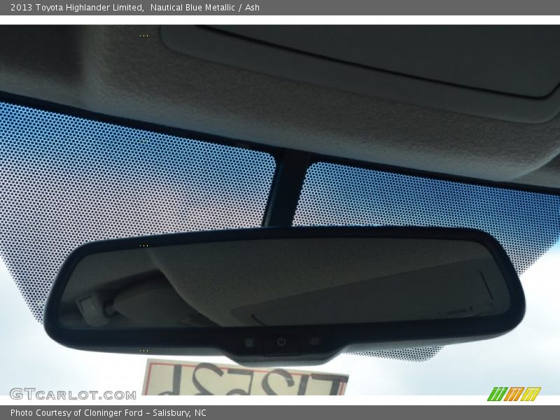 Nautical Blue Metallic / Ash 2013 Toyota Highlander Limited