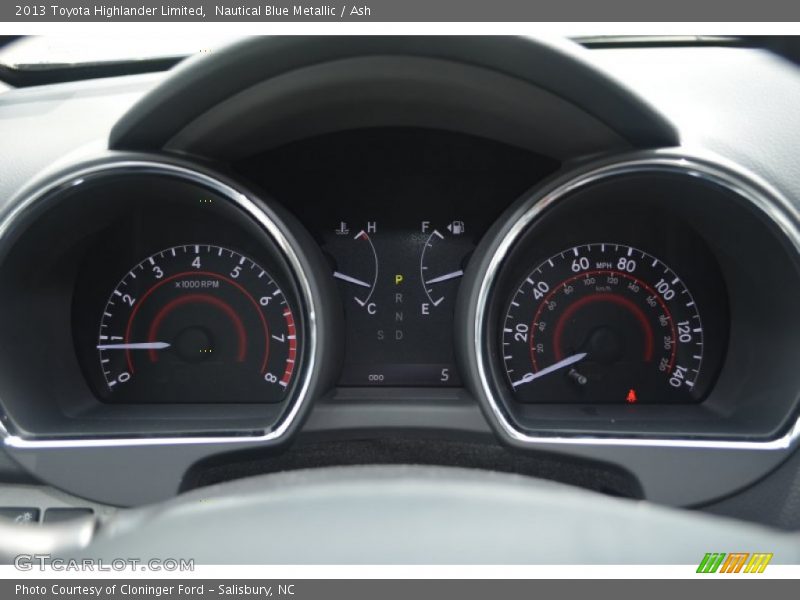 Nautical Blue Metallic / Ash 2013 Toyota Highlander Limited