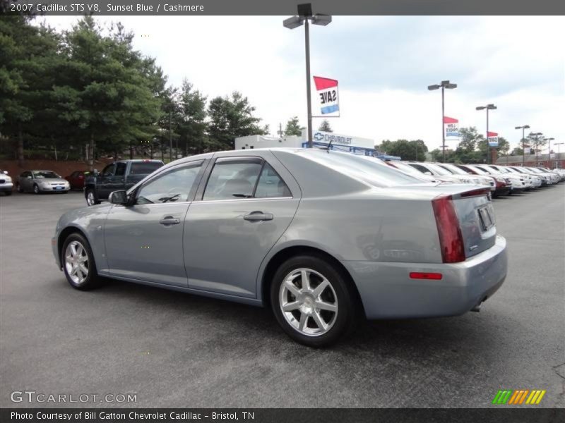 Sunset Blue / Cashmere 2007 Cadillac STS V8