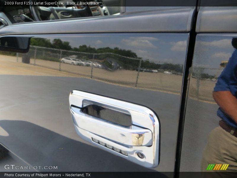 Black / Black/Black 2009 Ford F150 Lariat SuperCrew