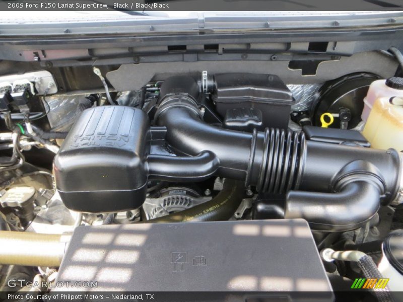 Black / Black/Black 2009 Ford F150 Lariat SuperCrew