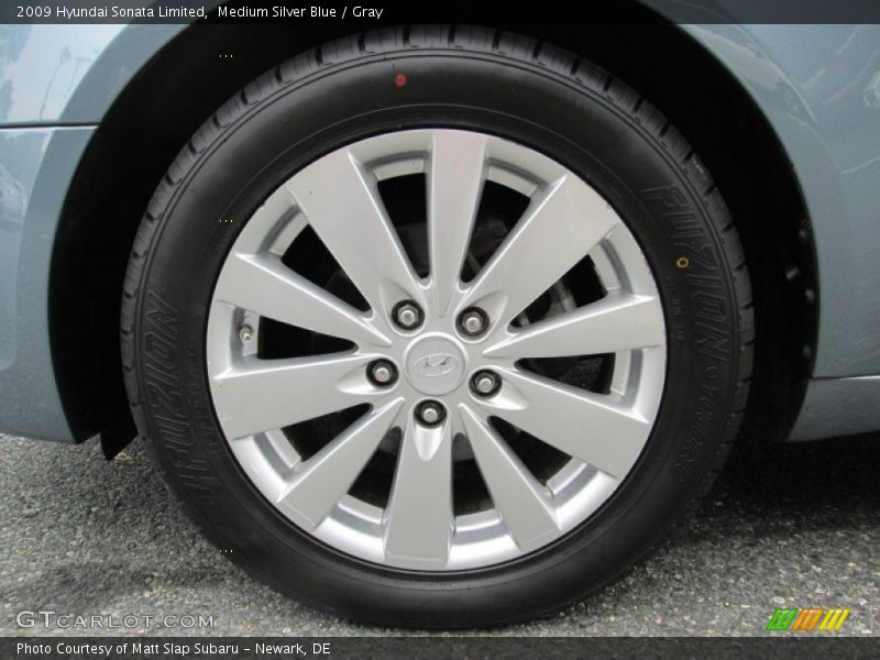 Medium Silver Blue / Gray 2009 Hyundai Sonata Limited