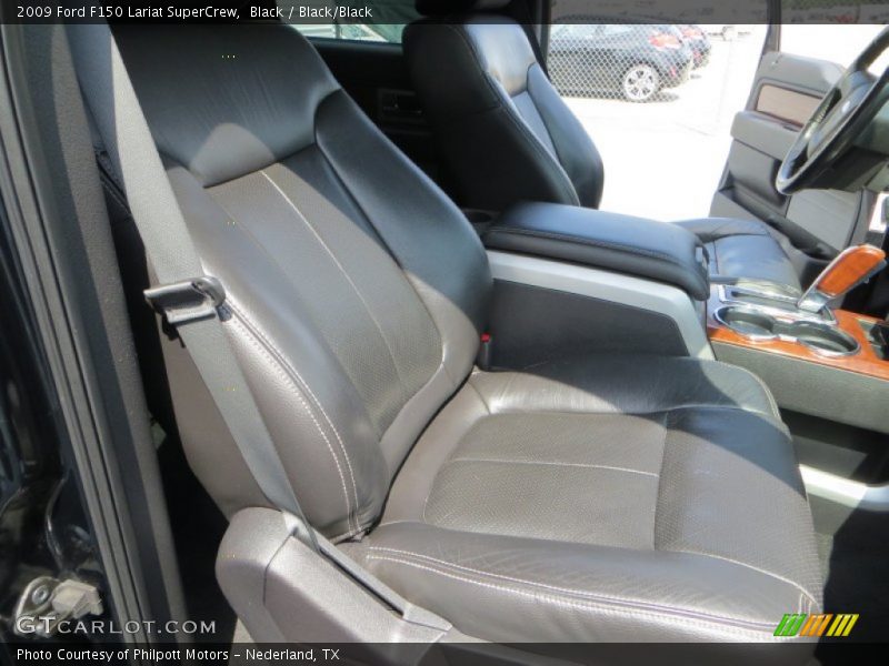 Black / Black/Black 2009 Ford F150 Lariat SuperCrew
