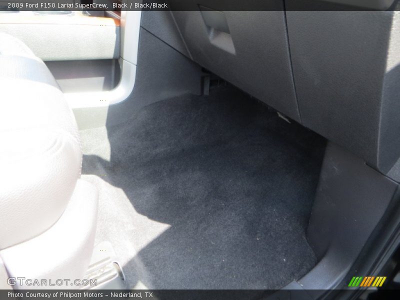 Black / Black/Black 2009 Ford F150 Lariat SuperCrew