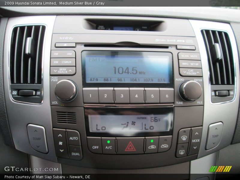 Medium Silver Blue / Gray 2009 Hyundai Sonata Limited