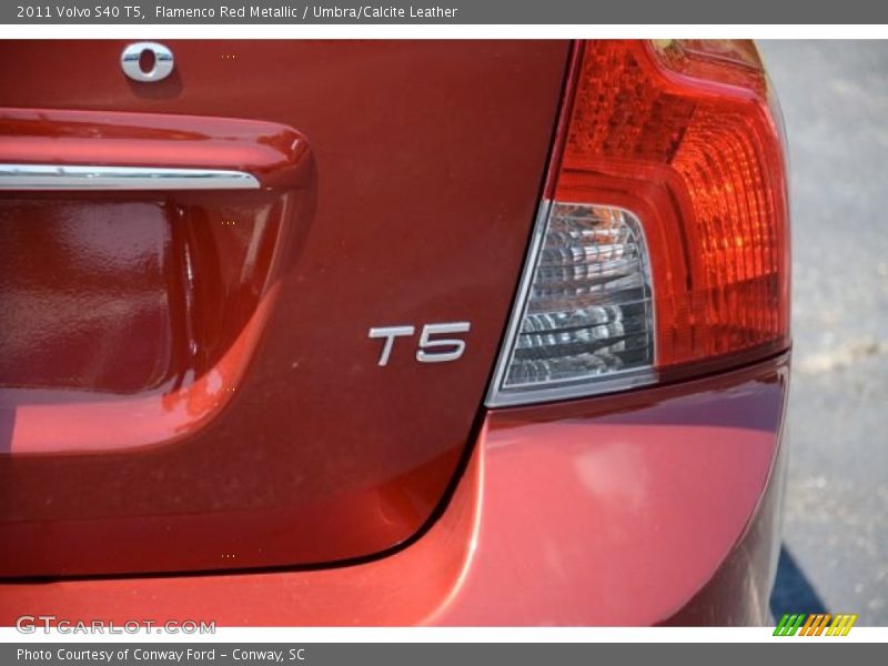 Flamenco Red Metallic / Umbra/Calcite Leather 2011 Volvo S40 T5
