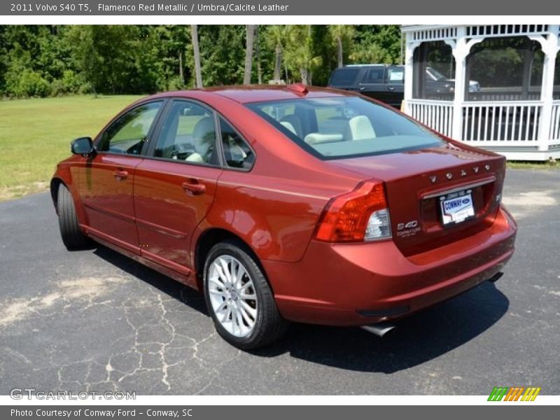 Flamenco Red Metallic / Umbra/Calcite Leather 2011 Volvo S40 T5